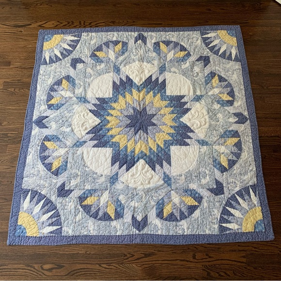 🌞 Vintage 90s Celestial Quilt - Picture 1 of 14